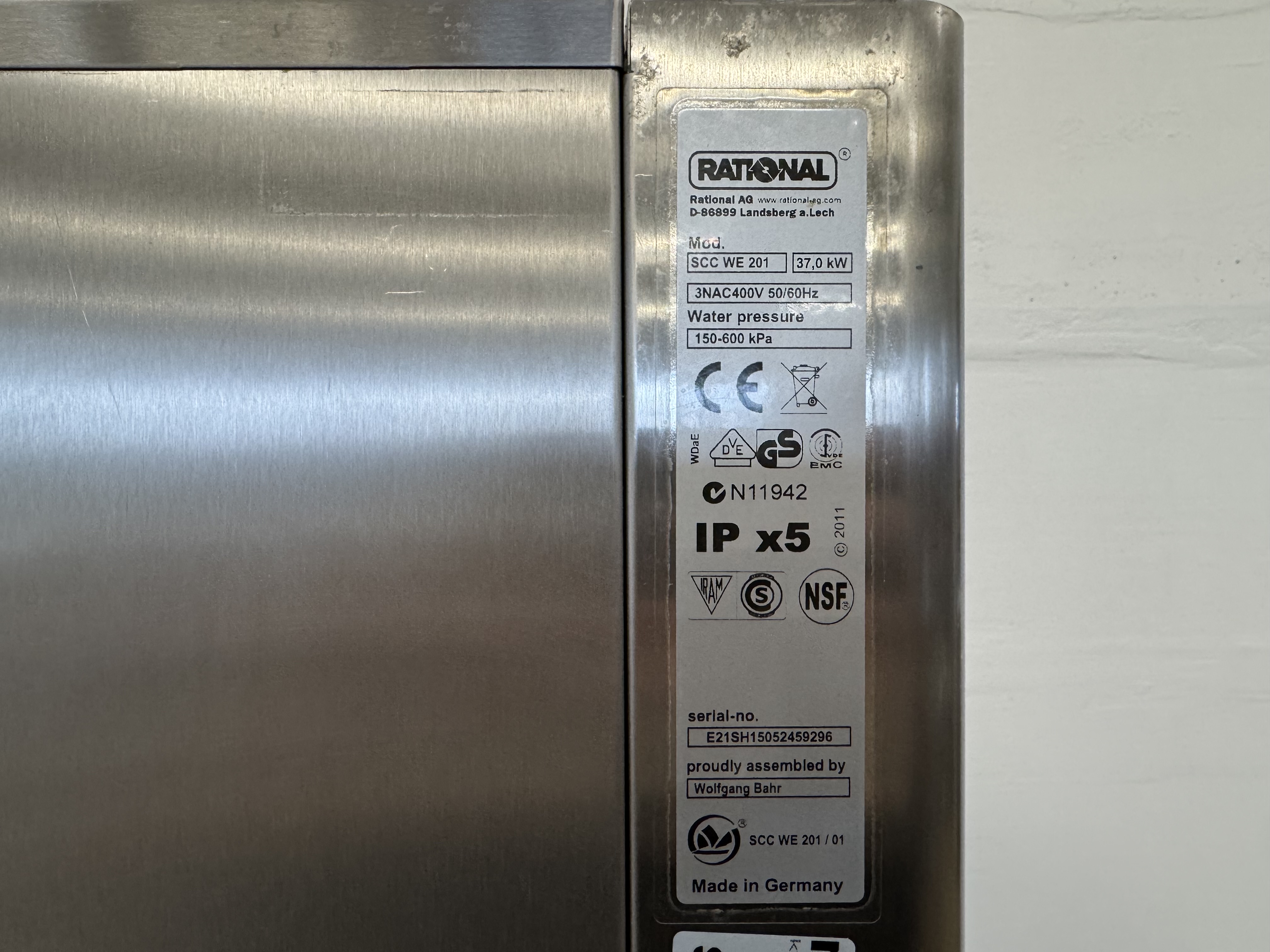 Used Rational SCC WE 201 (H) #2847