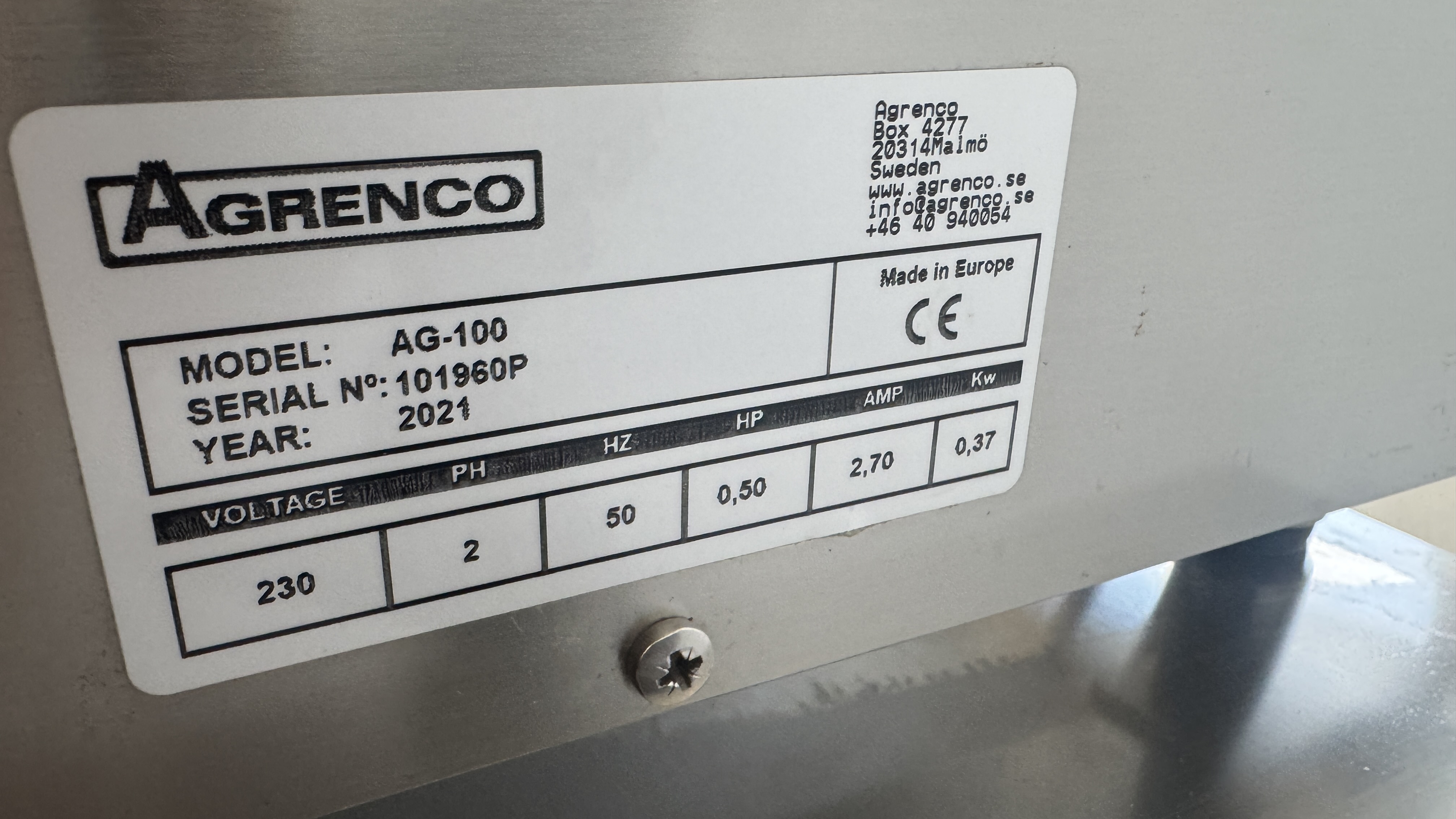 Used Formningsmaskin AG 100 -2021 #2715