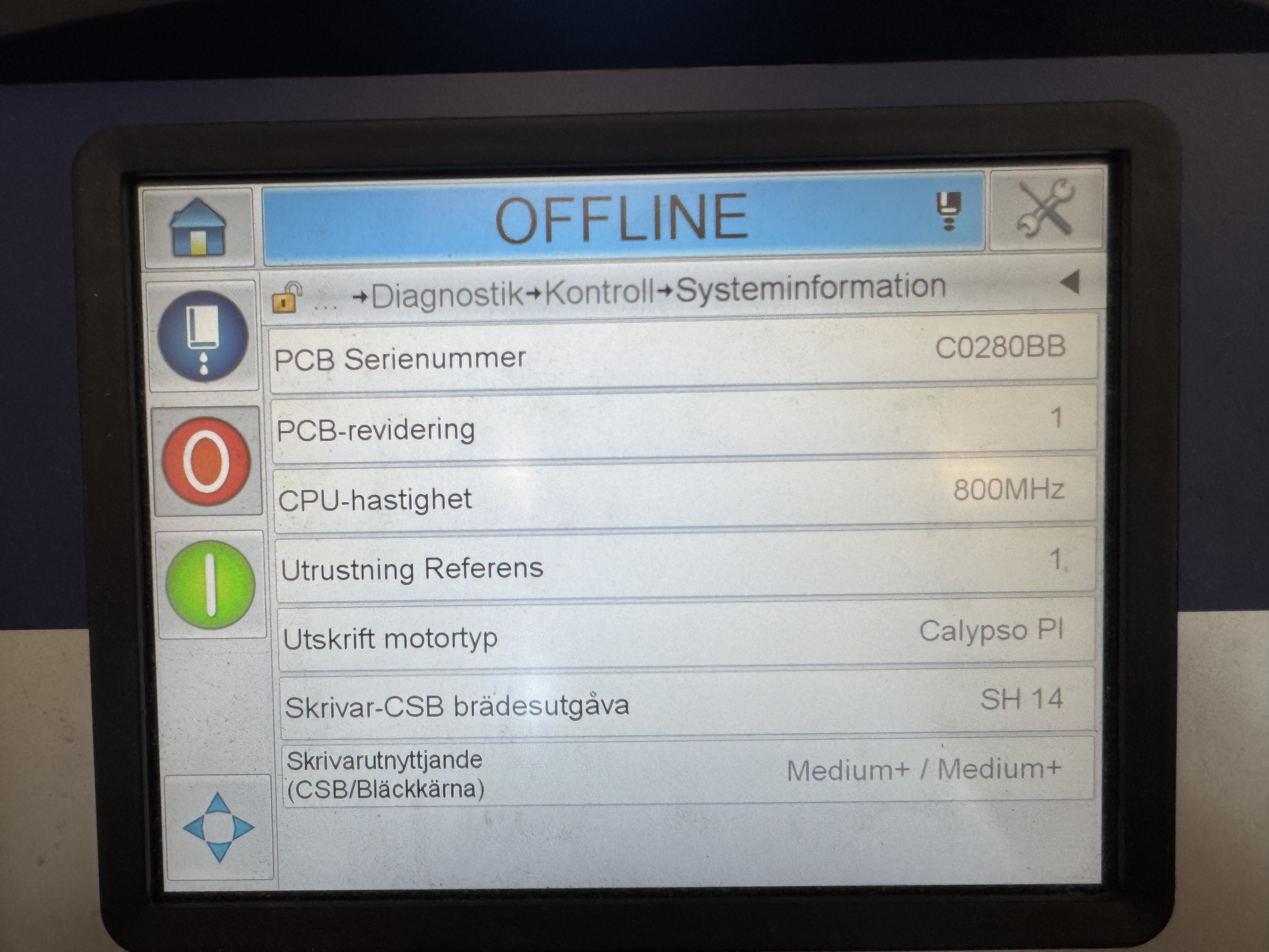 Used Bläckstråleskrivare Videojet 1550 #2863