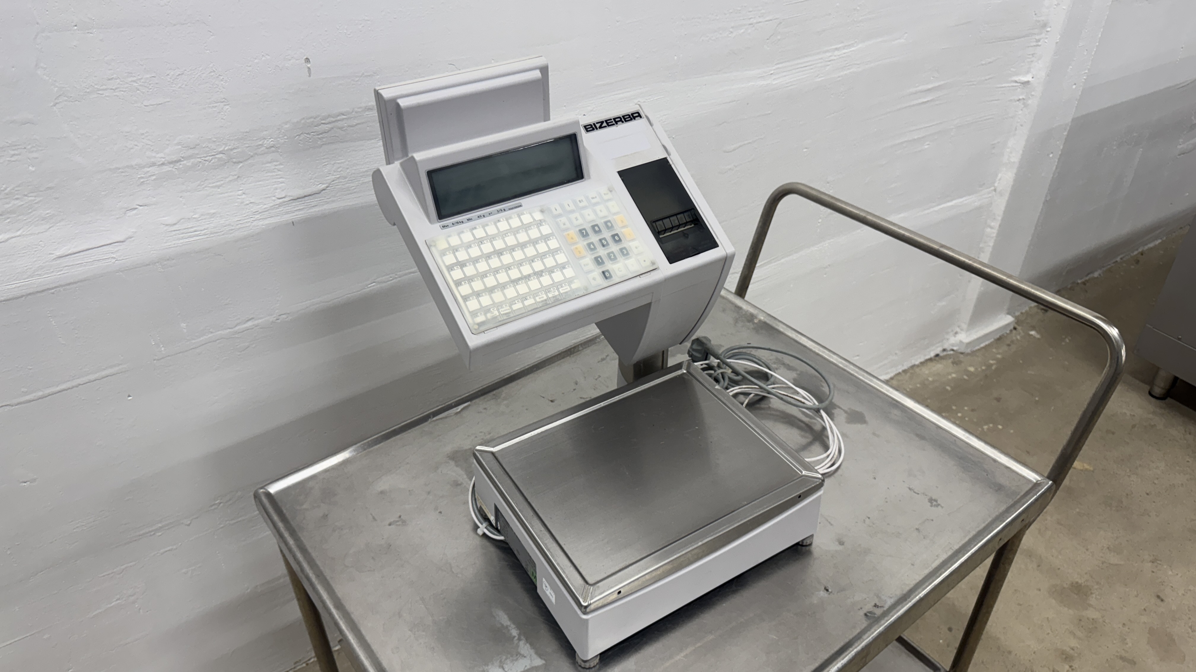 Used Etikettvåg Bizerba SC 800 #2714