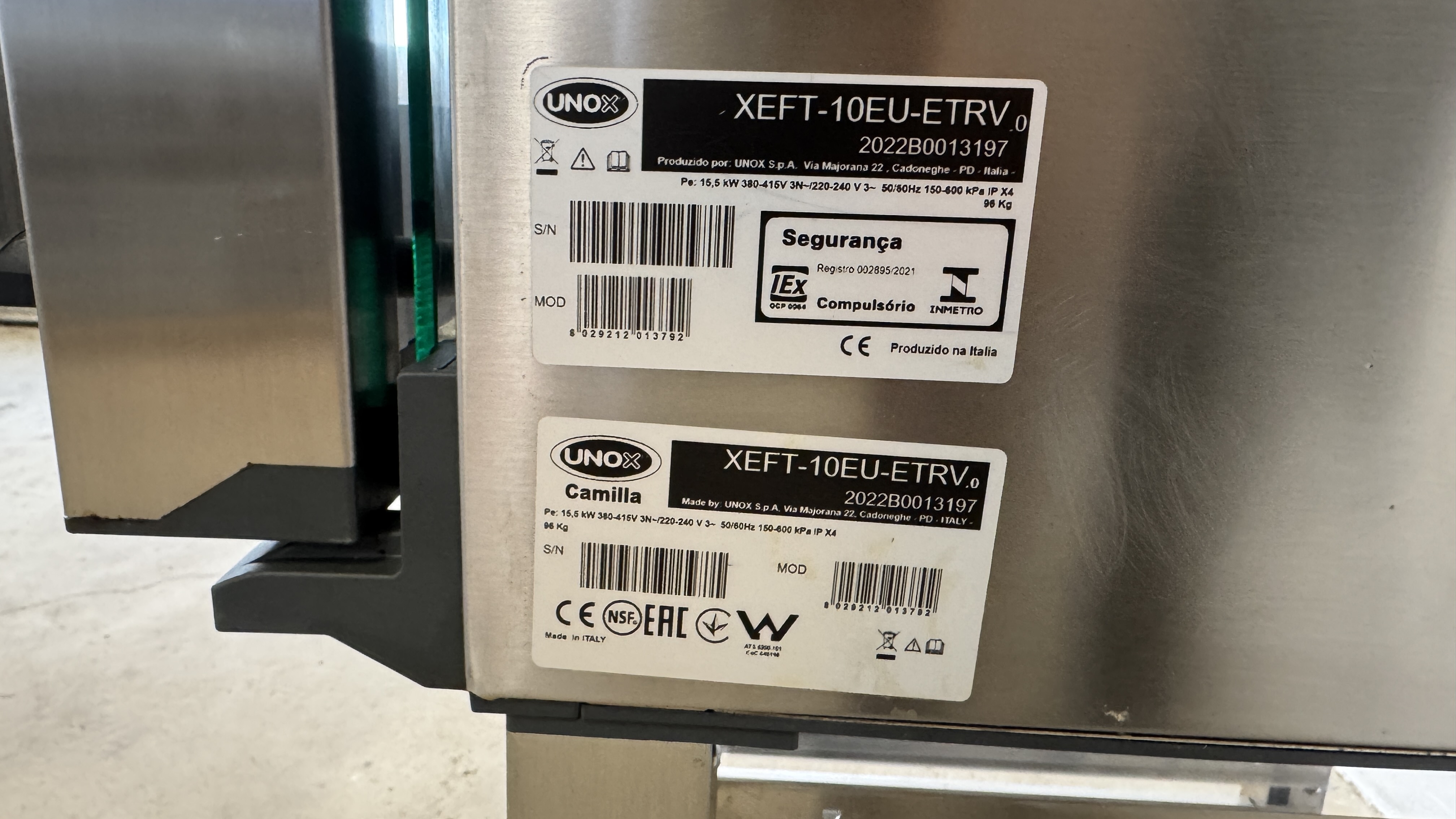 Used Bake-off Unox XEFT-10EU-ETRV #2720