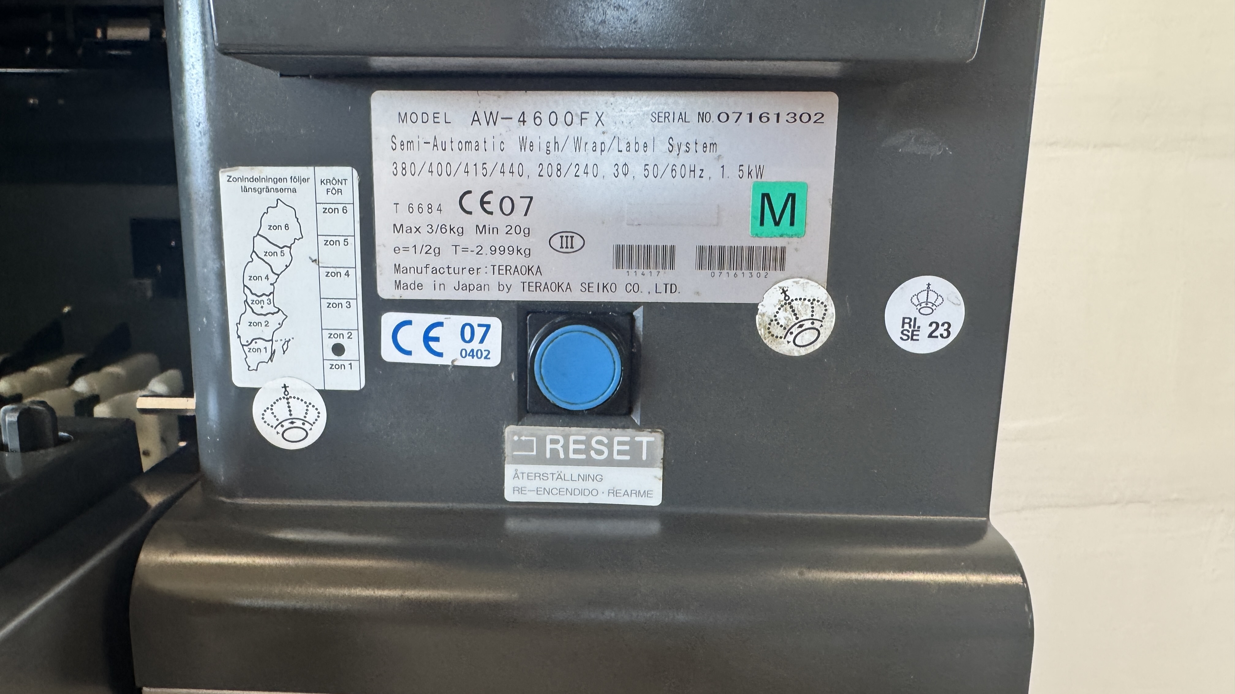 Used Wrapper Digi AW-4600FX #2620