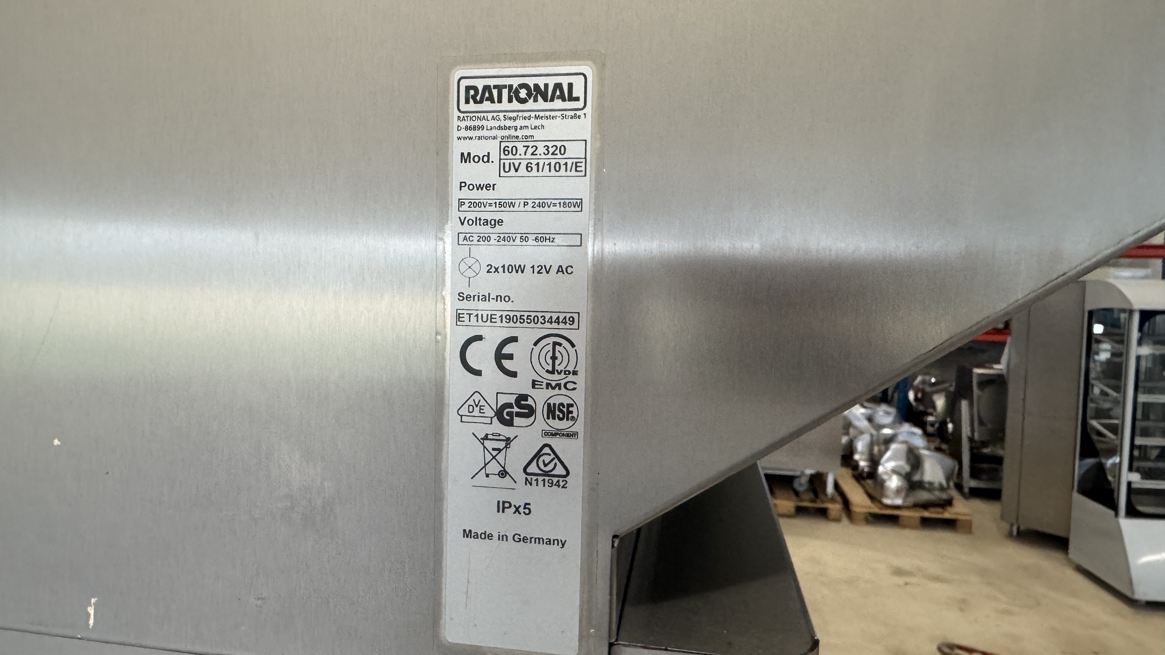 Used Rationalugn med huv SCC WE61 -2019 #2635