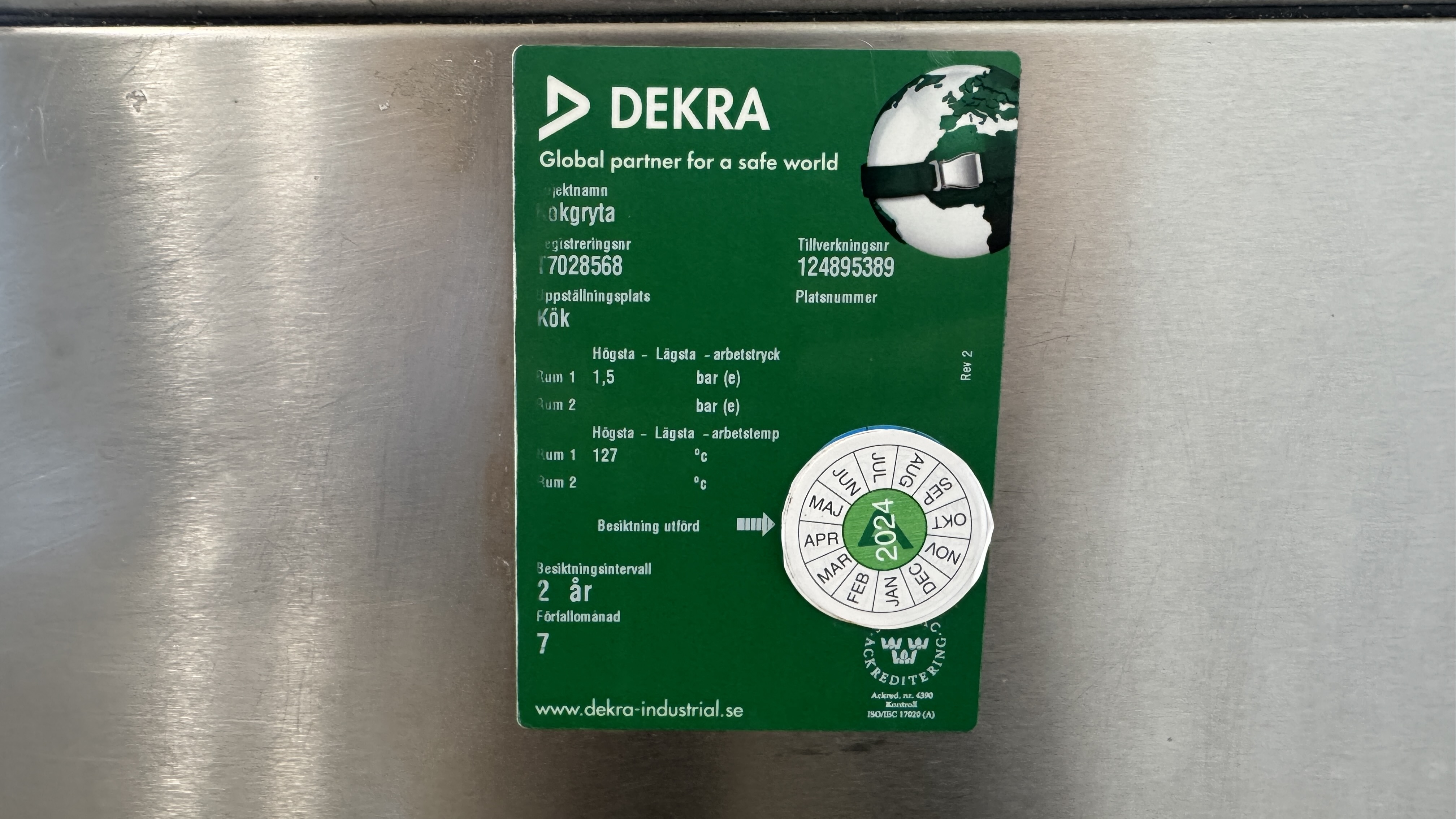 Used Kokgryta Steeltech 100liter -2012 #2595