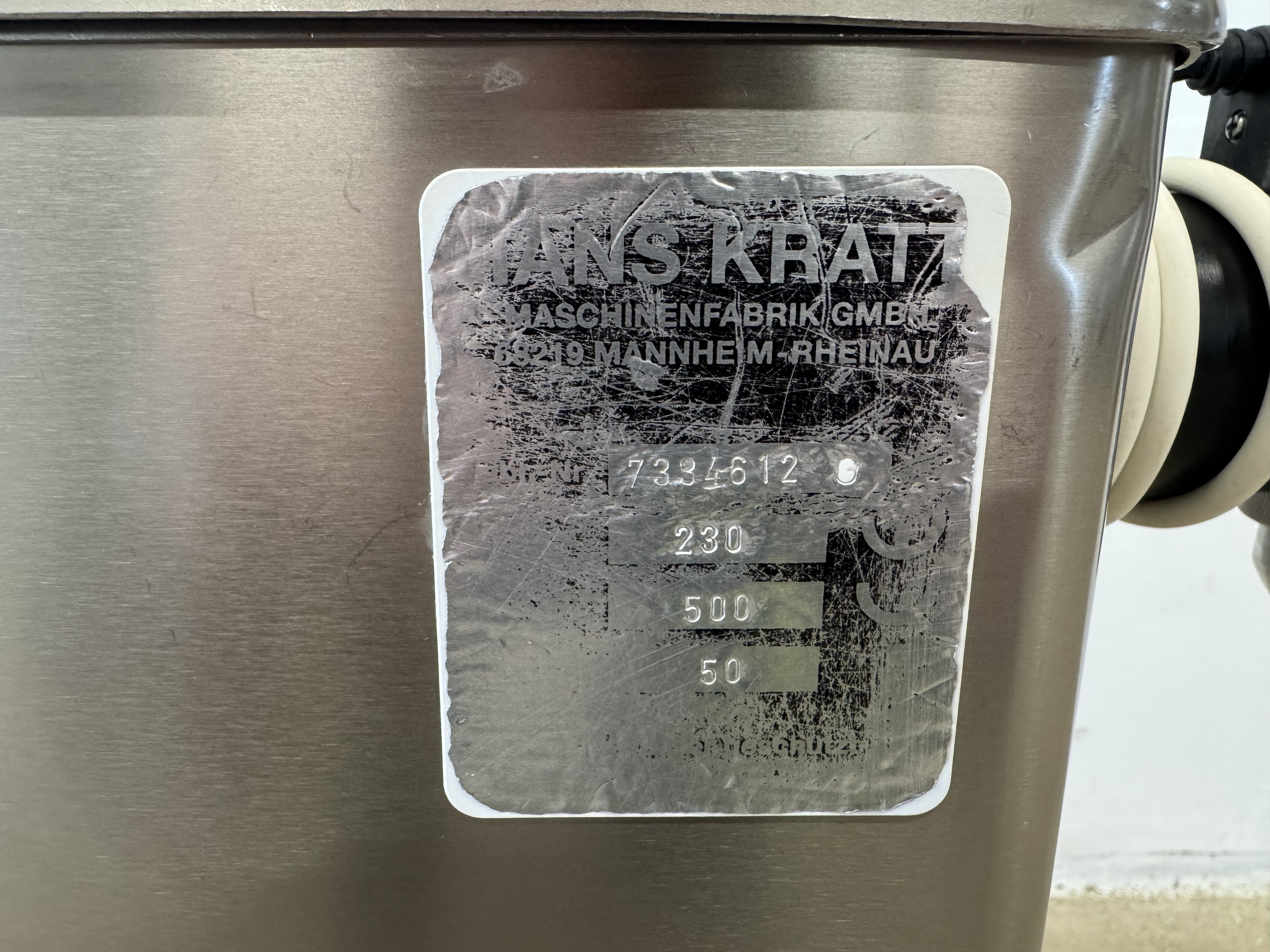 Used Hans Kratt Mussana Grande 12L (vispad gräddmaskin) #2831