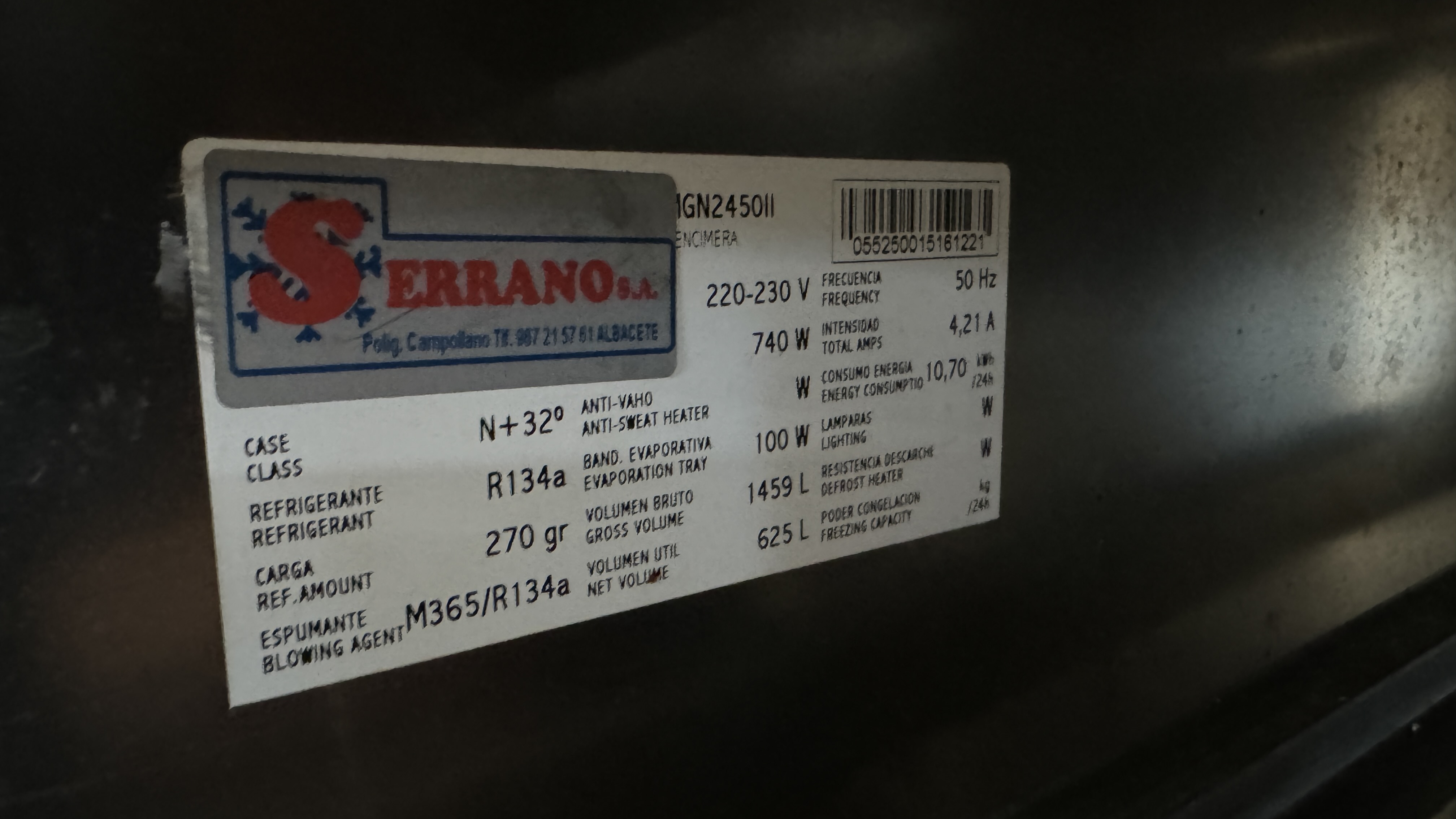 Used Kyldisk 250x85cm #2322