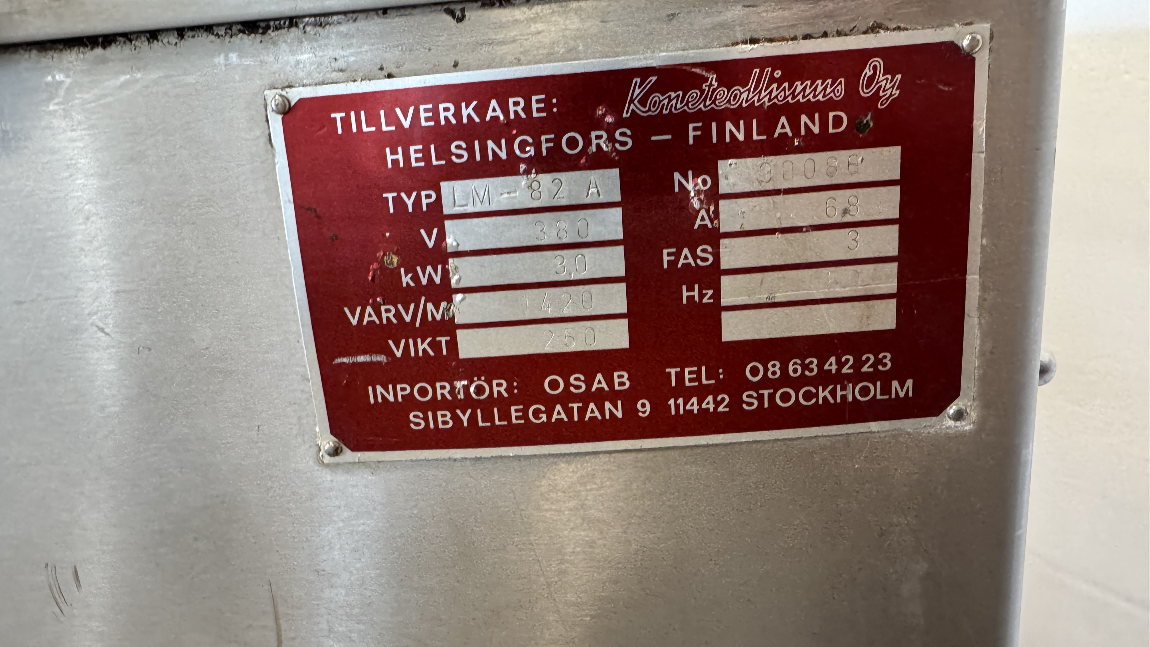Used Blandarkvarn KT LM 82 #2607