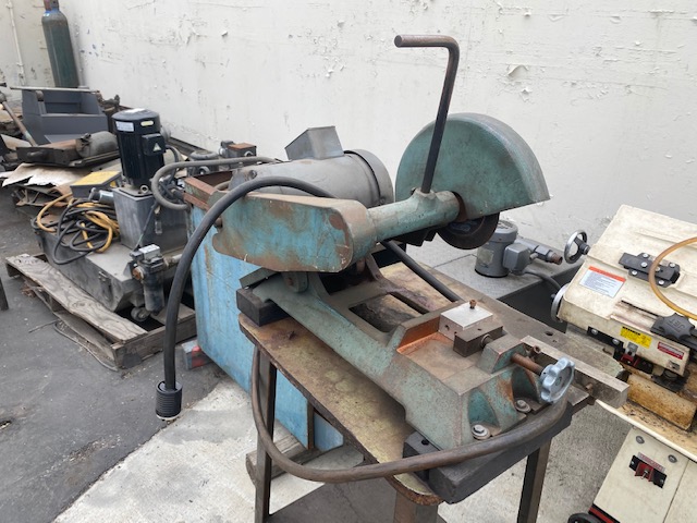 Used Everett 8" Dry Abrasive Chop Saw 3 HP Motor #6002