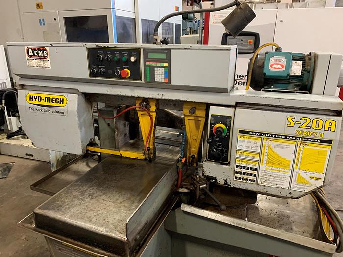 Used 13" X 18", HYD-MECH, S20A, FULLY AUTOMATIC HORZONTAL BANDSAW