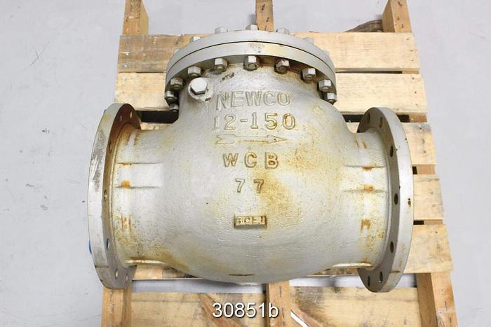 Used Newco 31F-CB2 12" Check Valve #30851