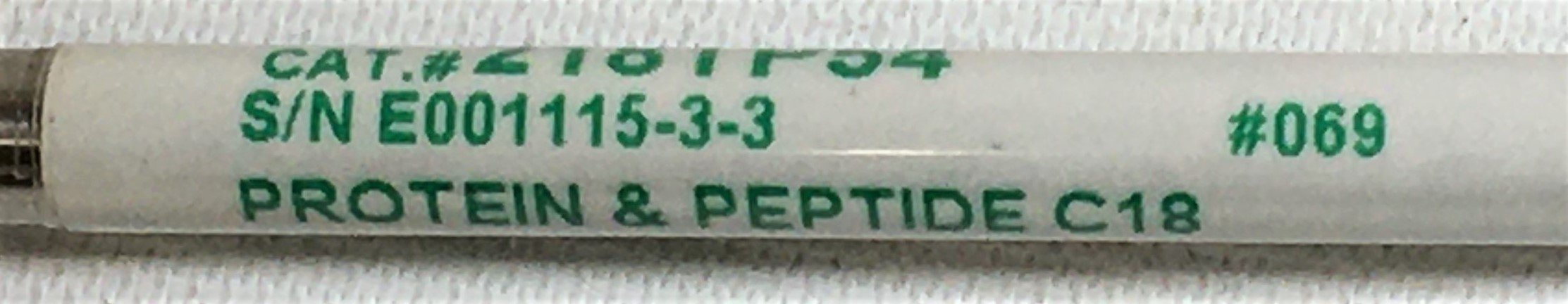 Used Vydac 218TP54 C18 Analytical HPLC Column - 25 cm × 4.6 mm x 5µm