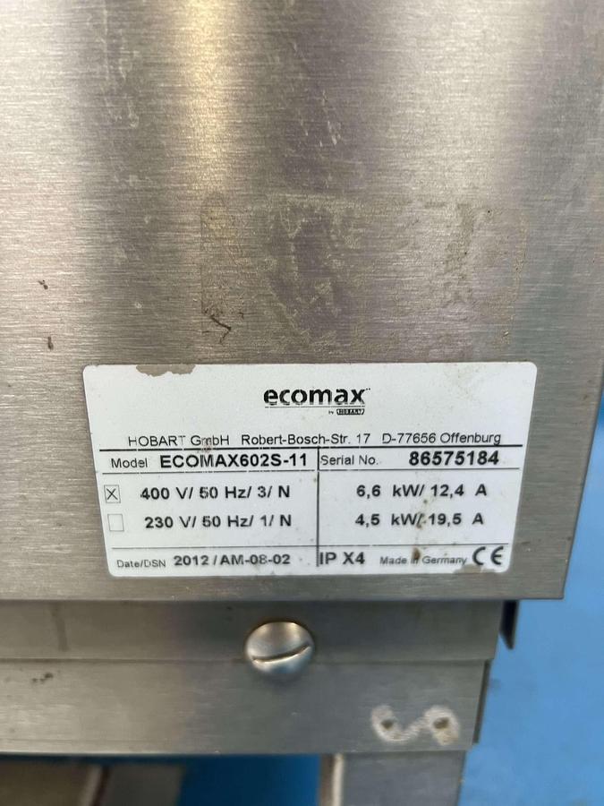 Used Used Hobart Commercial Dishwasher