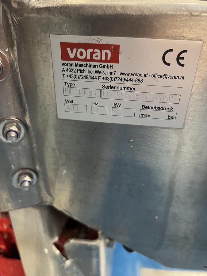 Used Used Voran BG2 Shredder
