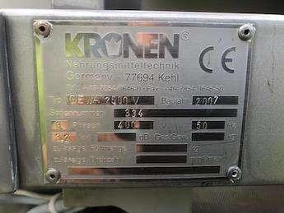 Used Kronen GEWA-2600V Yr 2007