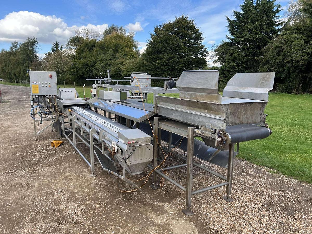 Used Hughes Sweetcorn Cutting Line