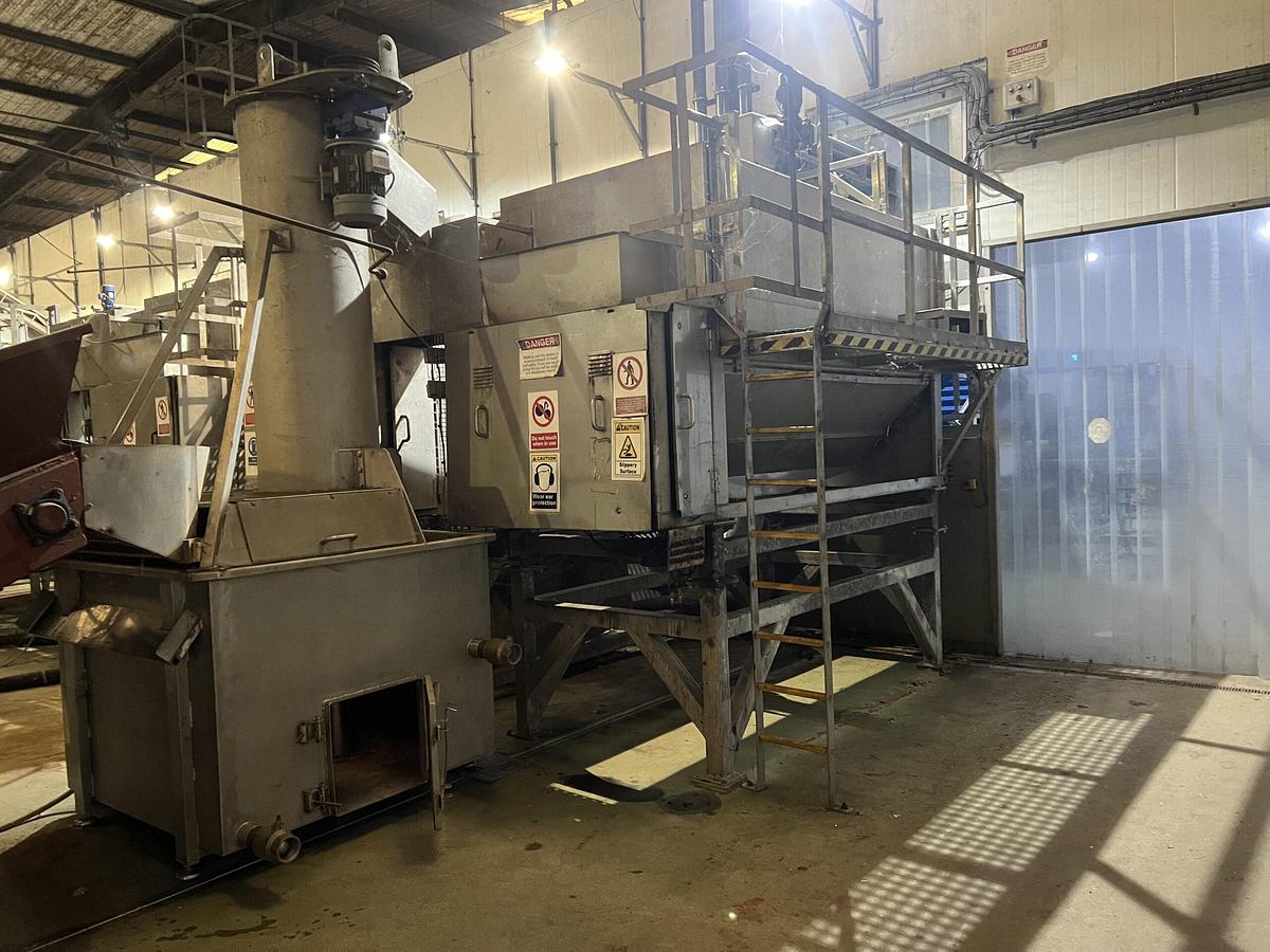 Used Continuous Potato Peeling Line