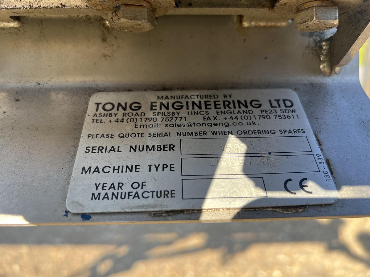 Used 2014 Tong Engineering Conveyor