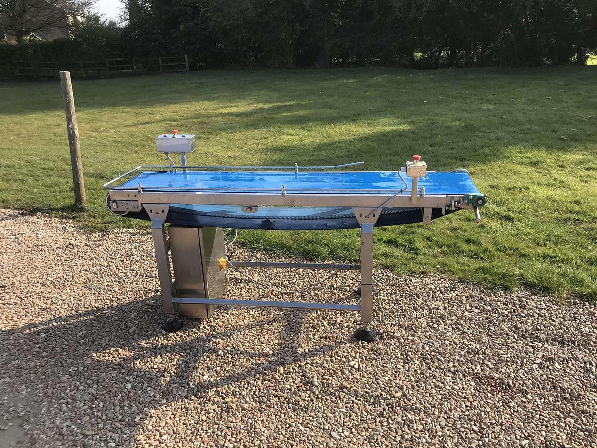 Used Small Stainless Steel Conveyor