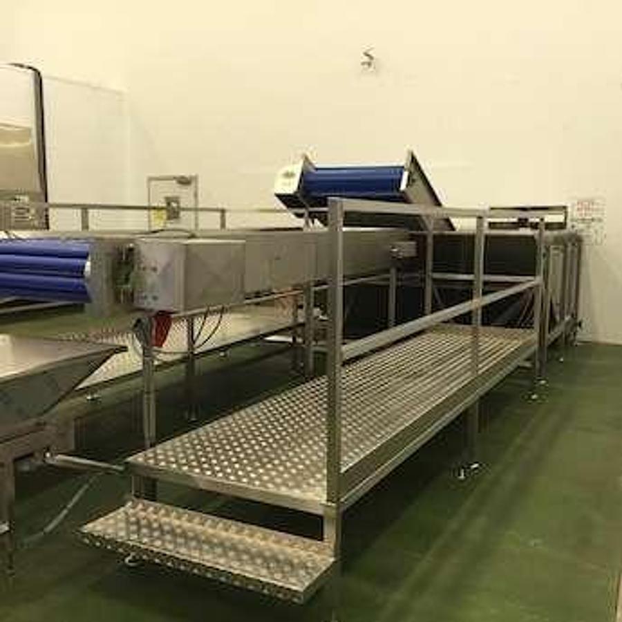 Used JC Twin Peeler and Line