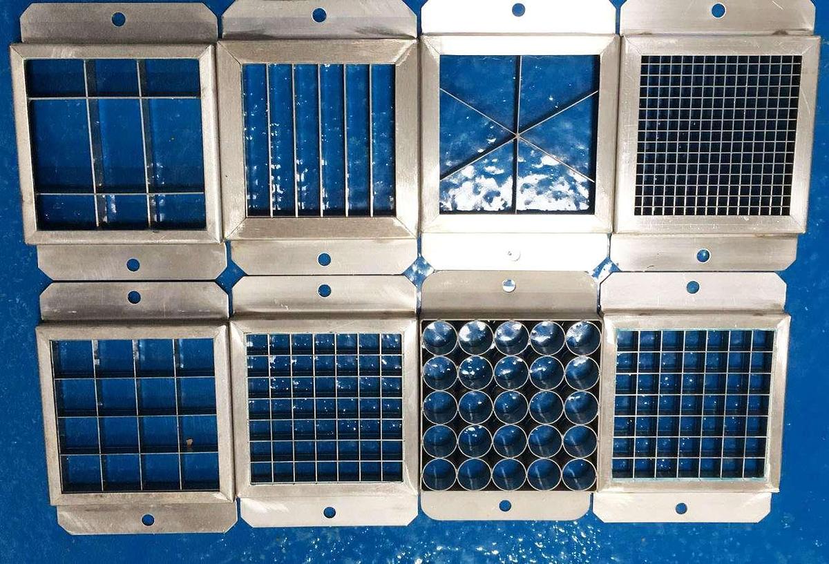 Used Chip Grid and Pusher Sets