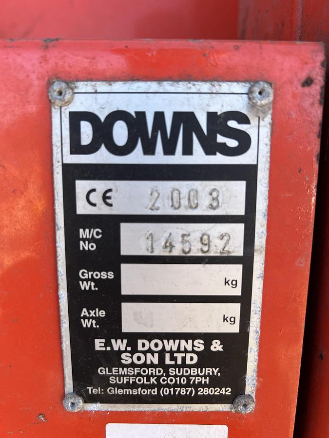 Used 2003 Downs Box tipper
