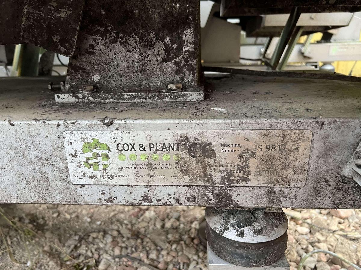Used Cox and Plant Vibratory Conveyors