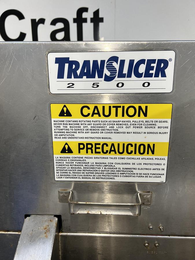 Used 1998 Urschel TranSlicer 2500
