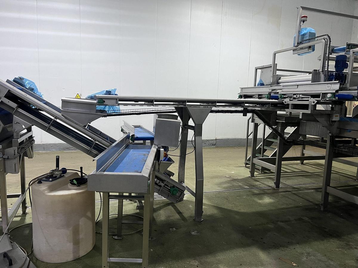 Used Continuous Potato Peeling Line
