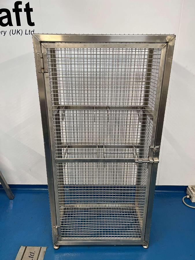 Used Stainless Steel Storage Cage