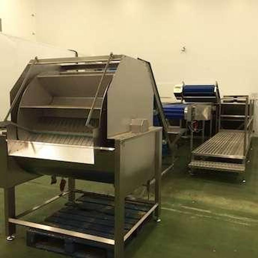 Used JC Twin Peeler and Line