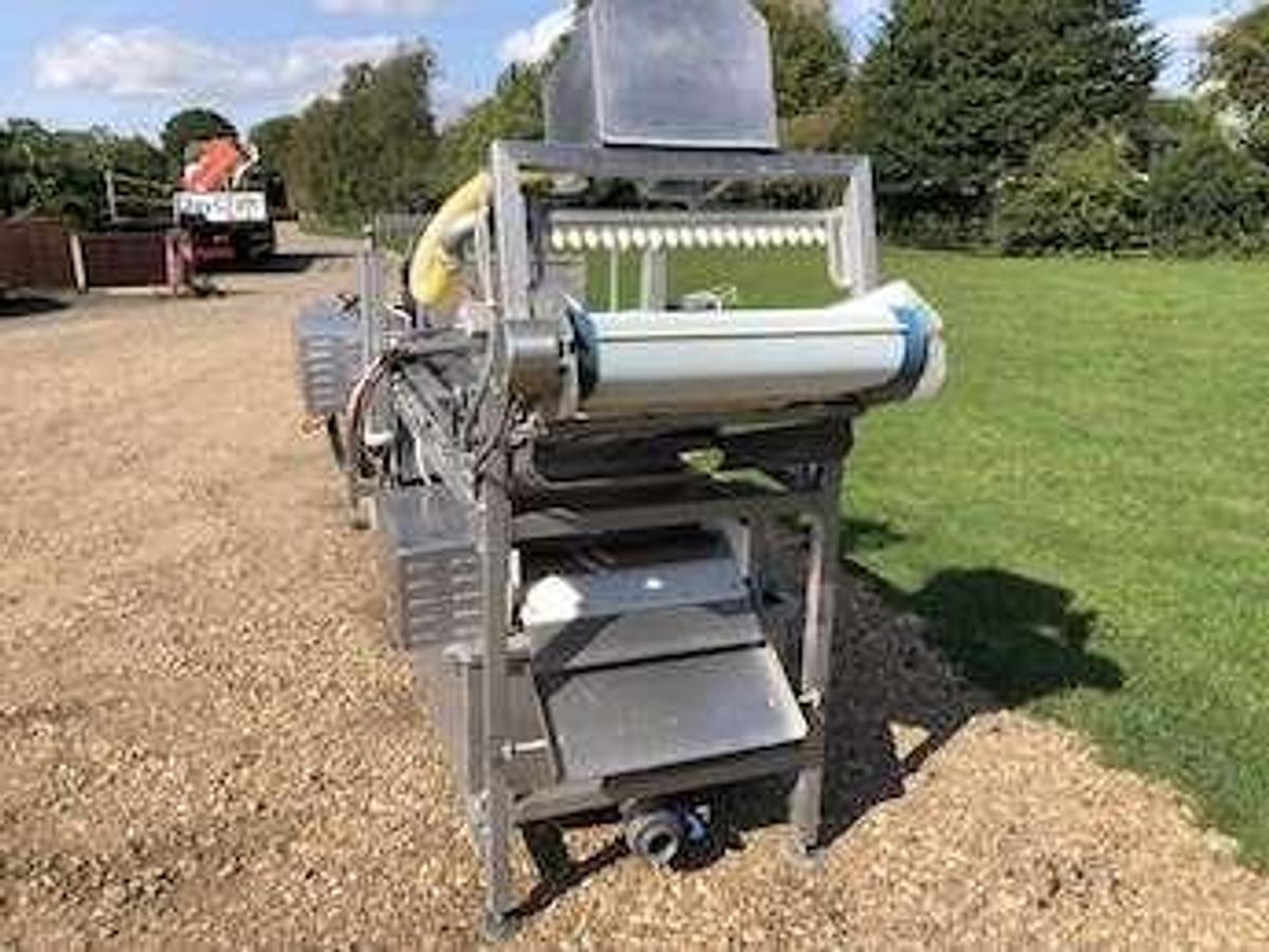 Used Flume Washer & Recirculating Tank