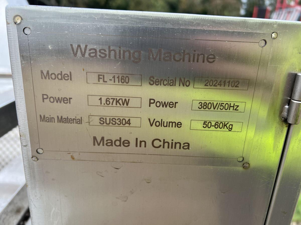 Used Used Tipping Salad Washer