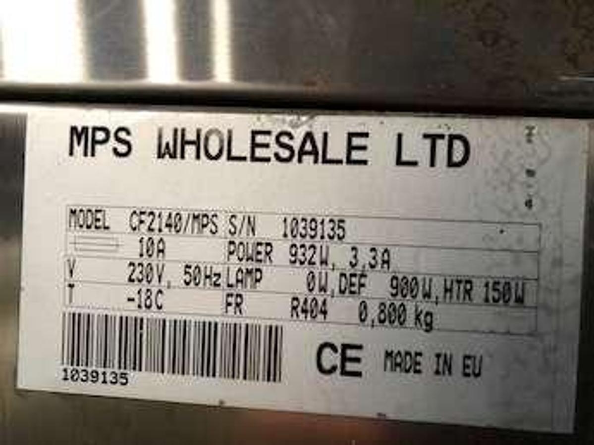 Used MPS Double Door Fridge