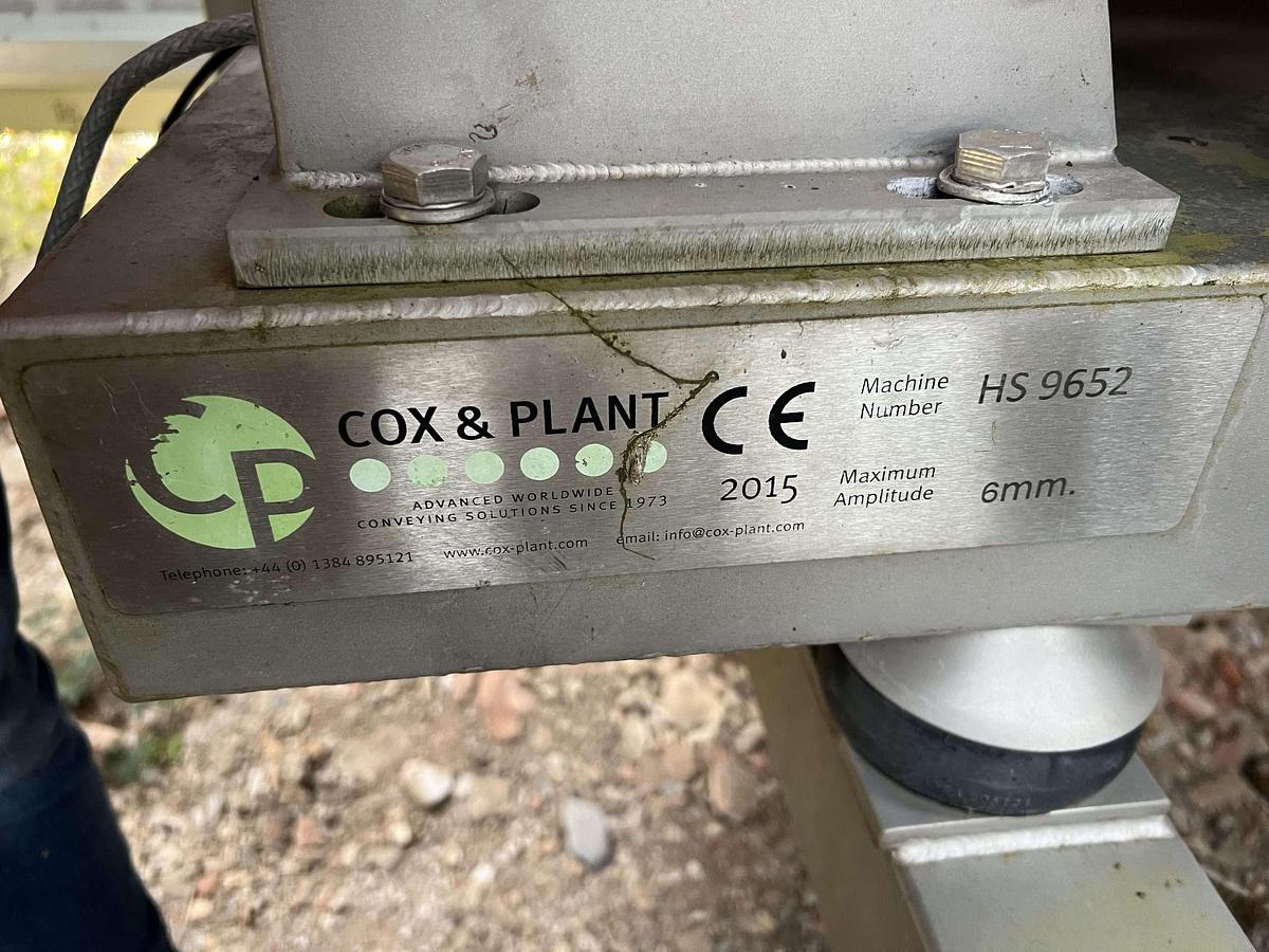 Used Cox and Plant Vibratory Conveyors