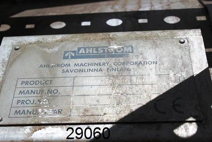 Used Ahlstrom Micra-Screen Triple Screen Bank,Overall Width 89" #29060