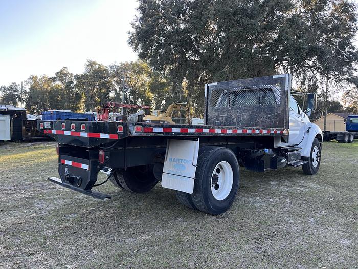 Used 2013 Ford F-650 XL Super-Duty Flatbed Truck #5647