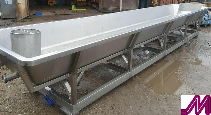 Used CPS Stainless Steel Cottage Cheese Vat / Draining Table