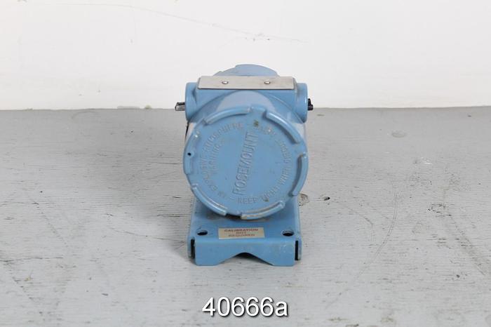 Used Rosemount 0444RL2U1A2NA Temperature Transmitter, RTD Type #40666