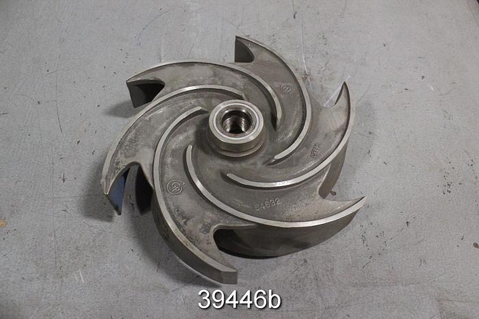 Used Goulds 3196 4x6x10 Pump Impeller, 6-Vane, 101-528, 54632 #39446