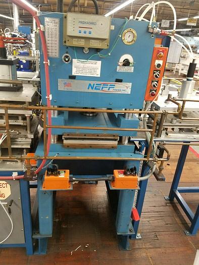 Used Neff 30 Ton Press Die Cutting Forming Stamping Pneumatic