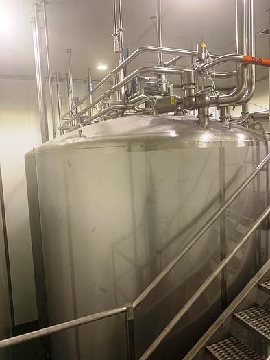 Used Tank, 13,000 Gallon, S/st, Jkt, Agit, Feldmeier, (2) 6600 #C743912