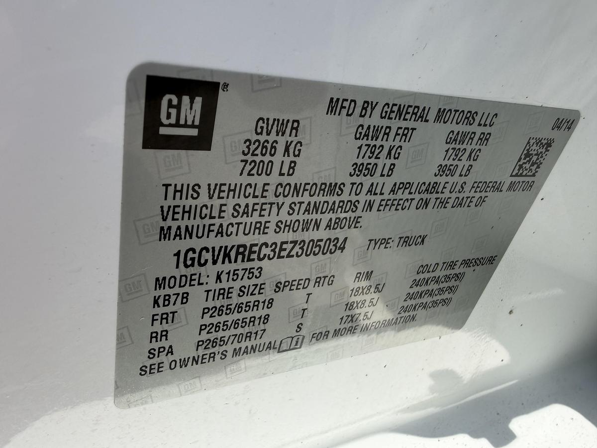 Used 2014 CHEVROLET SILVERADO 1500