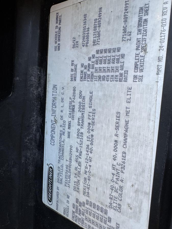 Used 2013 Freightliner® CASCADIA