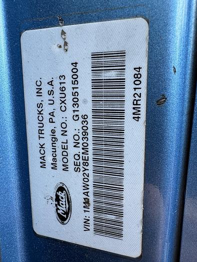 Used 2014 MACK CXU613