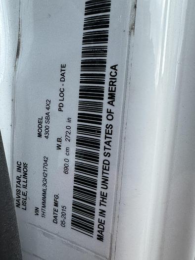 Used 2016 INTERNATIONAL 4300