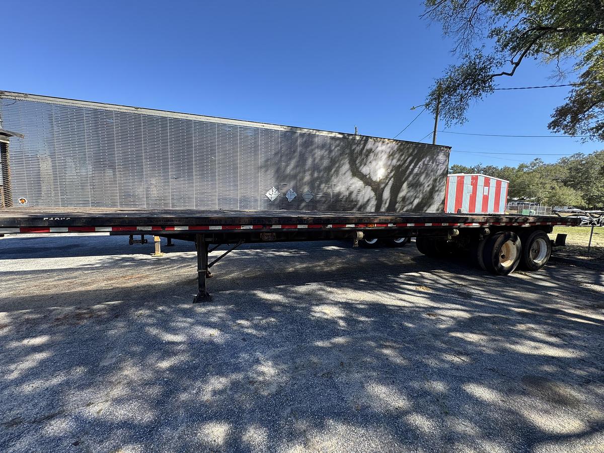Used 1985 AZTEC 45FT FLATBED TRAILER