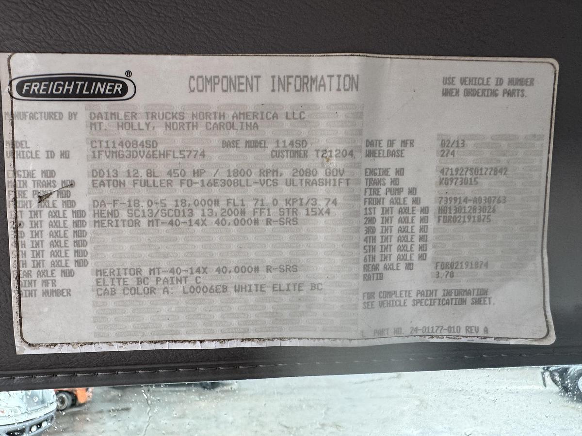 Used 2014 Freightliner® 114SD