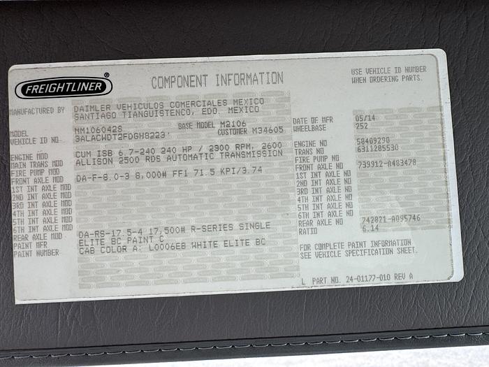 Used 2015 Freightliner® M2 106