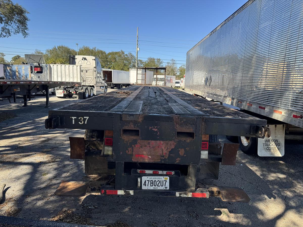 Used 1985 AZTEC 45FT FLATBED TRAILER