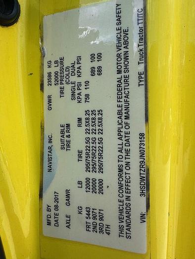 Used 2018 International® RH™ Series Day Cab